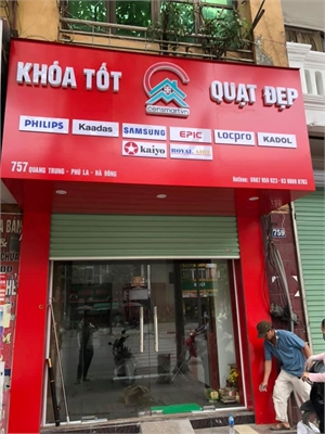 THI CÔNG CỬA HÀNG KHÓA TỐT TẠI HÀ ĐÔNG - HÀ NỘI